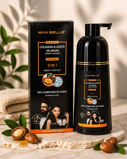 Shampoo Cubre Cana Tinturador Colo Negro