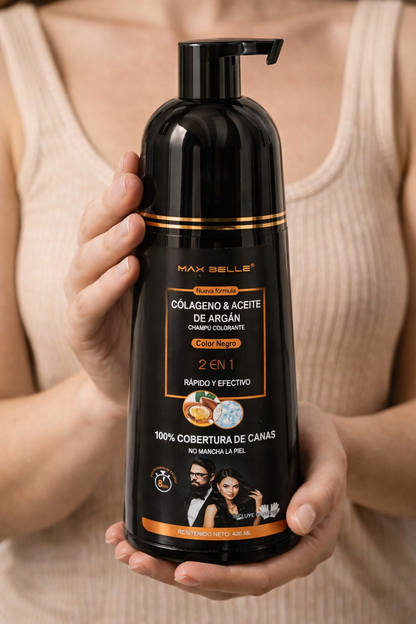 Shampoo Cubre Cana Tinturador Colo Negro