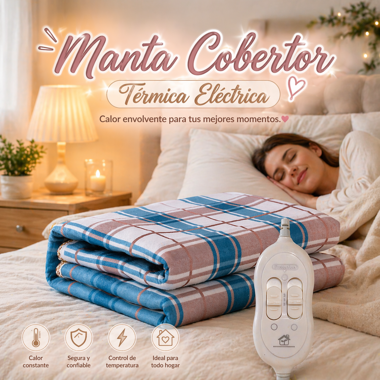 Manta Cobertor Térmica Eléctrica